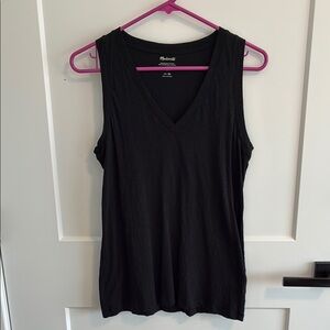 Madewell Black Sleeveless Tank Top